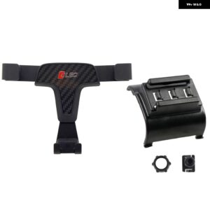 アウディ A6 2012-2018 車用 コンソール エアベント マウント ブラケット 携帯電話 ホルダー 重力式携帯電話 スタンド - Carbon Fiber Look