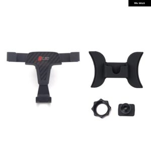 車 コンソール エアベント マウント ブラケット 電話 ホルダー 携帯電話クレードルスマートフォン スタンド アウディ A3 8V 2014 - 18 - Carbon Fiber Look