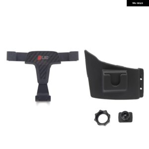 日産 パトロール Y62 2010-2019 車用 ダッシュボード コンソール エアベント マウント ブラケット 電話 ホルダー スマートフォン スタンド クレードル - Carbon Fiber Look