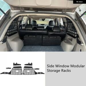 モール パネル 三菱 パジェロ スポーツ 2008-2015 リア トランク シェルフ モジュラー 収納 ラック カーゴ オーガナイザー - Side Panels
