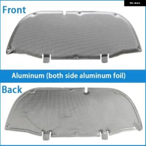 トヨタ カローラ クロス XG10 2022-2024 用 バックル付き カー エンジン 防音コットン 1個 - silver Aluminum