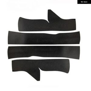 トヨタ カローラ 2019 - 22 カーボンレザー インテリア エクステリア ドアシル ドアシル デコレーションストリップ ウェルカムペダル - Interior