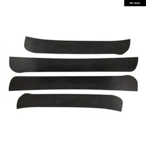 トヨタ カローラ 2019 - 22 カーボンレザー インテリア エクステリア ドアシル ドアシル デコレーションストリップ ウェルカムペダル - Exterior