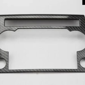 カーボン表面 ランドローバー ディスカバリー スポーツ 2015 2016 2017 ABS センター コンソール ACベント アウトレット トリム カーアクセサリー 1個 - a