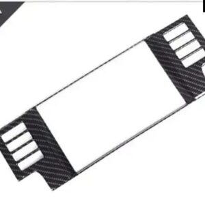 カーボン表面 ランドローバー ディスカバリー スポーツ 2015 2016 2017 ABS センター コンソール ACベント アウトレット トリム カーアクセサリー 1個 - b