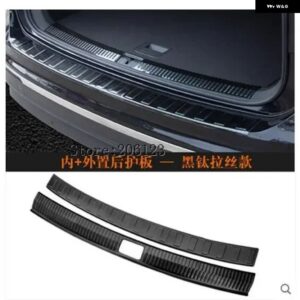 車用 外装 + 内装 リア トランク シルプレートカバー VW ティグアン 2017 - 23 - K