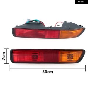 三菱 パジェロ モンテロ V73 V75 V77 2001 2002 2003 リア バンパー フォグランプ フォグランプ リフレクター テールライト ブレーキライト MR508783 - Left and Right