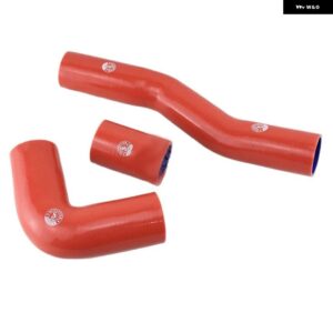 シリコンインタークーラーターボ パイプ キット ランドローバー ディフェンダー 300 TDI - k8-62RED