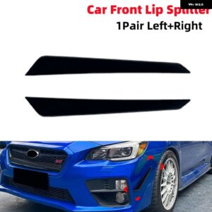 車用フロントサイド リップスプリッター /リア バンパー リップエプロン スバル インプレッサ WRX STI VA 2015-2021 - 1pair Front