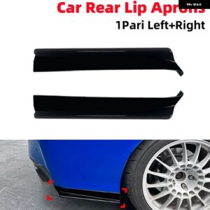 車用フロントサイド リップスプリッター /リア バンパー リップエプロン スバル インプレッサ WRX STI VA 2015-2021 - 1pair Rear