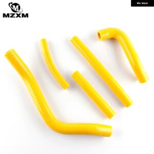 1996-2000 スズキ RM 250 RM250 シリコン ラジエーター クーラントホース パイプ キット - Yellow