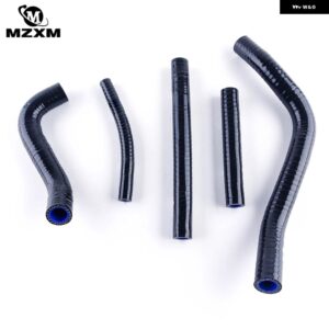 1996-2000 スズキ RM 250 RM250 シリコン ラジエーター クーラントホース パイプ キット - black