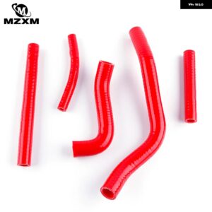 1996-2000 スズキ RM 250 RM250 シリコン ラジエーター クーラントホース パイプ キット - Red