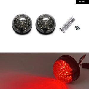 ランドローバー ディフェンダー 1983-2016 スモークレンズ アップグレード コンプリートキット LED リアテールランプ フォグランプ リバースフロントサイド - 2Pcs Rear Brake