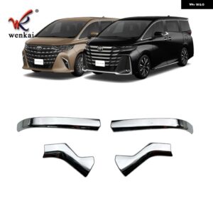 2023年式 トヨタ アルファード ヴェルファイア 40系 ミラー カバー トリム ストリップ カー スタイリング クロームアクセサリー - left drive