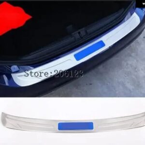 304 シルバーリアアウトサイド バンパー プレートカバー プロテクター トリム アルファロメオ ジュリア2017カーアクセサリー - b