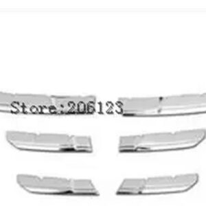 日産 アルティマ ティアナ 2016 2017 2018 ステンレス フロントミドル グリル グリル モールディング ガーニッシュカバー トリム 6個 - a