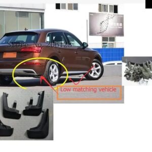 セットモールドマッド フラップ アウディ Q5 FY 2018 2019 マッド フラップ スプラッシュガード マッド フェンダー フロント リア 2017 アクセサリー - Low matching vehicle