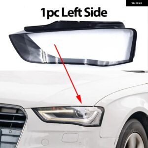 ヘッドライト ランプシェード クリア ヘッドライト レンズ ヘッドランプ ハウジング カバー レンズ ライト アウディ A4 8K B8.5 2013 2014 2015 - 1pc Left Side