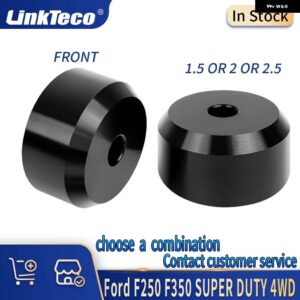 2PCS カスタム パーツ 1.5 2 2.5 フロントレベリングリフトキット 5.4 6.0 6.2 6.7 7.3 L 05-23 フォード F250 F350 スーパーデューティ 4WD 4X4 V8 - 1.5 Front