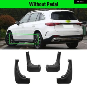 メルセデス ベンツ GLC 2023 2024 フェンダー マッド フラップ スプラッシュガード マッドガード カーアクセサリー - without pedal