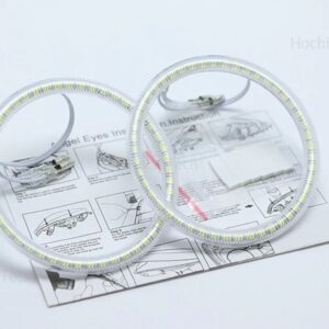 アウディ A6 S6 RS6 2005 2006 2007 2008 SMD LED エンジェルアイキット 超高輝度ライト DRL デイタイム ランニングライト - without line