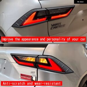 2023年式 トヨタ ヤリスクロス用テールランプ トリム ガーニッシュカー スタイリング 外装 アクセサリー - CARBON