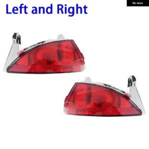 車用リア バンパー リフレクター フォグランプ テールブレーキランプ ルノー カジャー 2015 - 18 バルブ 無 - Left and Right