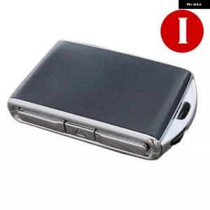 車用 合金 交換用キーフォブカバー シェルケース ボルボ ポールスター 1 ポールスター 2 - Black 1