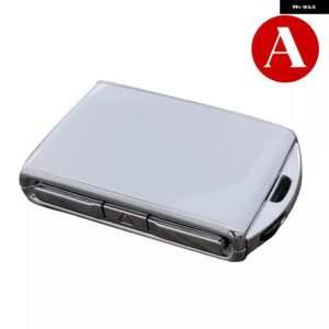 車用 合金 交換用キーフォブカバー シェルケース ボルボ ポールスター 1 ポールスター 2 - White