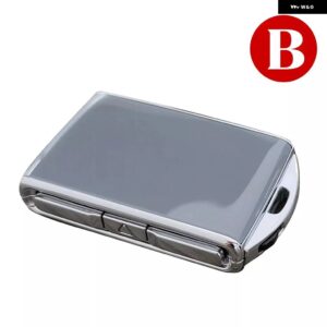 車用 合金 交換用キーフォブカバー シェルケース ボルボ ポールスター 1 ポールスター 2 - gray