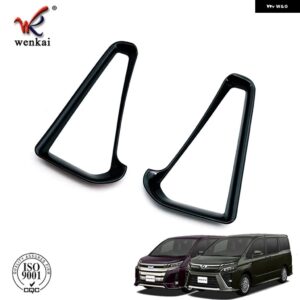 トヨタ ノア/ヴォクシー 80 2014 - 16 リア フォグランプ カバー フレーム ステッカー カーアクセサリー スタイリング ABS - black