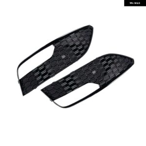 アウディ A3 2012 2013 2014-2016 フロント バンパー フォグランプ カバー フォグランプ グリル ハニカムメッシュ フォグランプ ベゼル 8V3807681 8V3807682 - Without hole