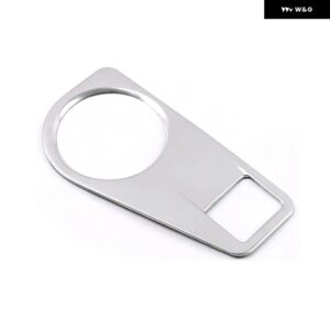 ヘッドライト コントロール 装飾 トリム カバー ABS インテリア フレーム モールディング プロテクター VOLKSWAGEN VW TIGUAN 2017 2018 GE - Double hole silver