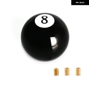 ブラック8ボールギアノブ/ショート シフター ノブ 汎用 カーアクリルブラック8ボール用 - Black 8