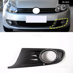フォルクスワーゲン ゴルフ 6 MK6 2009-2013 フロント バンパー グリル フォグランプ カバー - L