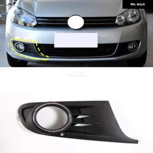 フォルクスワーゲン ゴルフ 6 MK6 2009-2013 フロント バンパー グリル フォグランプ カバー - R