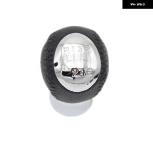 マツダ3 BK 2003-09 カー スタイリング 5/6速カーギアスティックレベル シフト ノブレザーカバー - 6 Spped