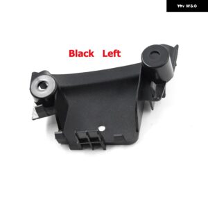 プジョー 107 トヨタ アイゴ シトロエン C1 2005-2009 車用 グレー インナーハンドルカバー ドアバックル ハンドカバー ドア アームレスト ベース ブラック - Left Black Base