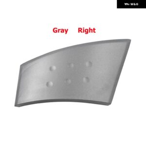 プジョー 107 トヨタ アイゴ シトロエン C1 2005-2009 車用 グレー インナーハンドルカバー ドアバックル ハンドカバー ドア アームレスト ベース ブラック - Right Gray Cover