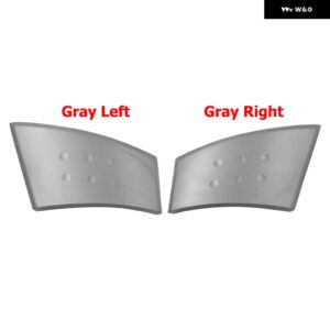 プジョー 107 トヨタ アイゴ シトロエン C1 2005-2009 車用 グレー インナーハンドルカバー ドアバックル ハンドカバー ドア アームレスト ベース ブラック - Left Right Covers