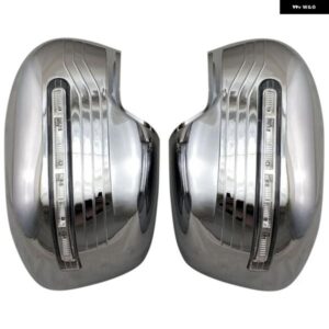 車用バックミラー カバー 日産 ナバラ NP300 D23 2015-2019 ドアミラー カバー LEDパーツアクセサリー付き