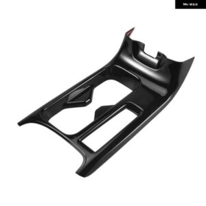 車用光沢ブラックセンター コンソール ウォーターカップ ホルダー デコレーションカバー トリム ステッカー ホンダ HRV HR-V ヴェゼル 2021 2022 LHD