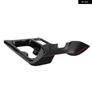 車用光沢ブラックセンター コンソール ウォーターカップ ホルダー デコレーションカバー トリム ステッカー ホンダ HRV HR-V ヴェゼル 2021 2022 RHD