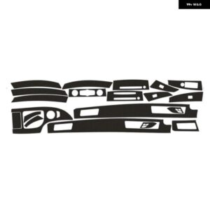 車内 トリム フィルムデコレーション 5Dカーボンビニール ステッカー BMW 5シリーズ 525I 530I E60 2003-2010 LHD用