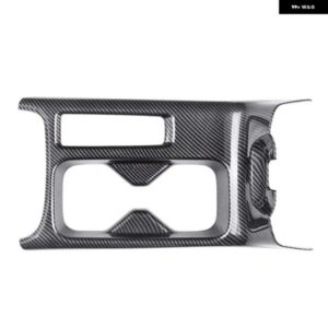 車用カーボンセンター コンソール ウォーターカップ ホルダー デコレーションカバー トリム ステッカー ホンダ HRV HR-V ヴェゼル 2021 2022