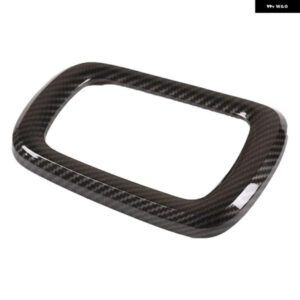 車用ギア パネル カバー トリム ステッカー トヨタ ハイラックス2015 - 21 ABSカーボン