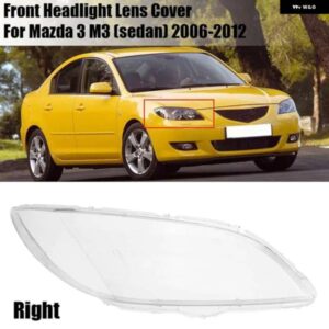 車用フロント ヘッドライト レンズ カバー ヘッドライト ランプシェルアクセサリー マツダ 3 M3 セダン 2006 - 2012