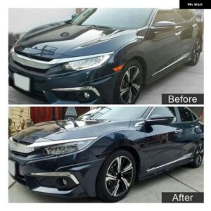 車用サイドマーカーランプ フロントサイド マーカーライト キット ウィンカーライト ホンダ シビック 10TH 2016年以降