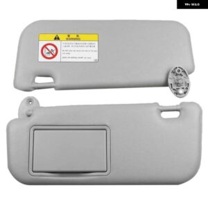 車用サン バイザー トヨタ カローラ 2014 - 16 74320-02B21 74310-02K91 ミラー 付き オートアクセサリー グレー